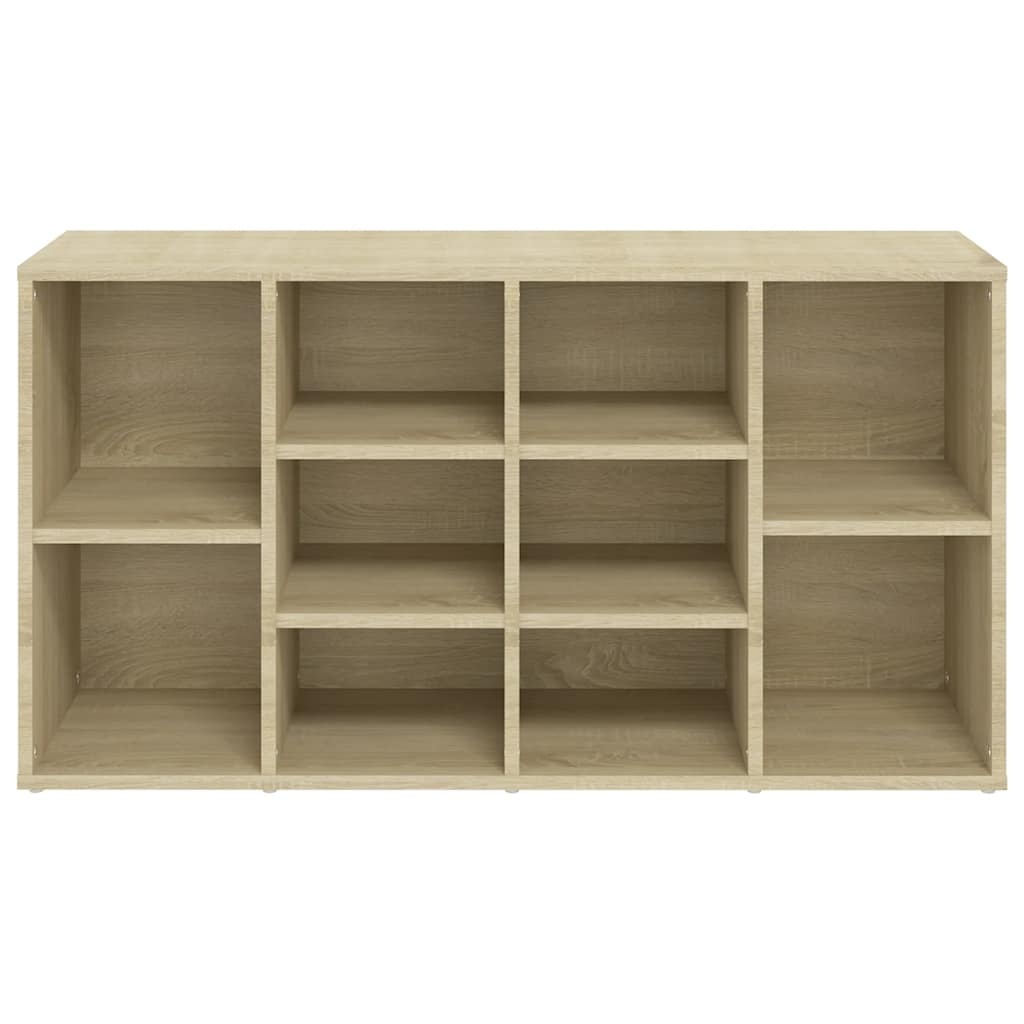 VidaXL Schoenenbank 103x30x55 cm bewerkt hout sonoma eikenkleurig