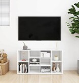 VidaXL Schoenenbank 103x30x55 cm bewerkt hout wit