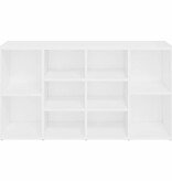 VidaXL Schoenenbank 103x30x55 cm bewerkt hout wit