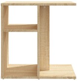 VidaXL Bijzettafel 50x30x50 cm bewerkt hout sonoma eikenkleurig
