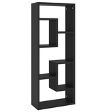 VidaXL Wandschap 36x16x90 cm bewerkt hout zwart