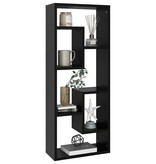 VidaXL Wandschap 36x16x90 cm bewerkt hout zwart