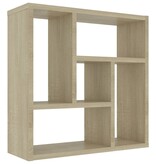 VidaXL Wandschap 45,1x16x45,1 cm bewerkt hout sonoma eikenkleurig