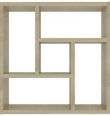 VidaXL Wandschap 45,1x16x45,1 cm bewerkt hout sonoma eikenkleurig