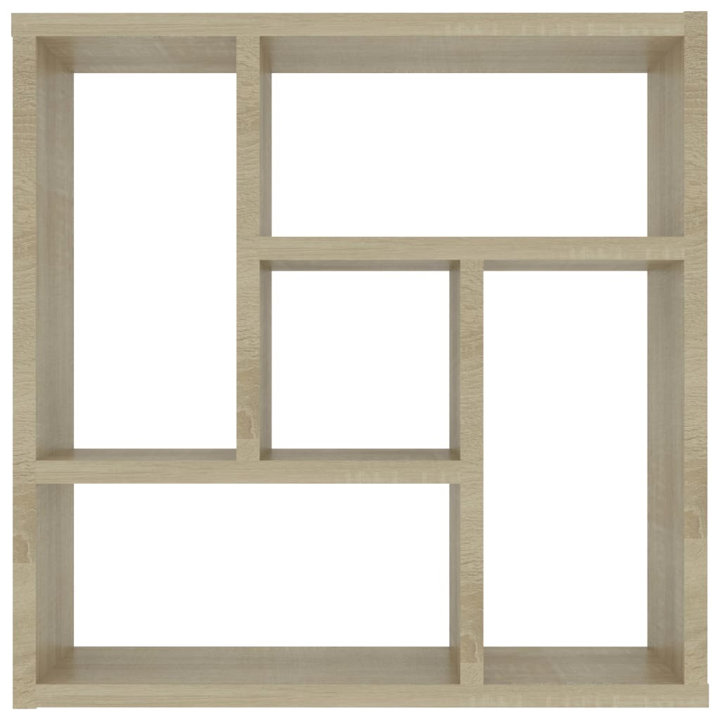 VidaXL Wandschap 45,1x16x45,1 cm bewerkt hout sonoma eikenkleurig