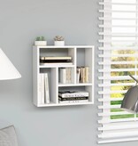 VidaXL Wandschap 45,1x16x45,1 cm bewerkt hout wit