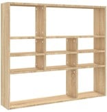 VidaXL Wandschap 90x16x78 cm spaanplaat sonoma eikenkleurig