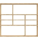 VidaXL Wandschap 90x16x78 cm spaanplaat sonoma eikenkleurig