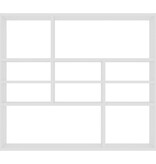 VidaXL Wandschap 90x16x78 cm bewerkt hout wit