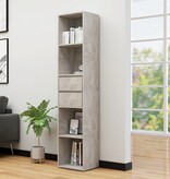 VidaXL Boekenkast 36x30x171 cm spaanplaat betongrijs