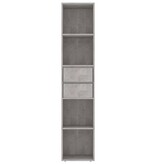VidaXL Boekenkast 36x30x171 cm spaanplaat betongrijs