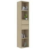 VidaXL Boekenkast 36x30x171 cm spaanplaat sonoma eikenkleurig