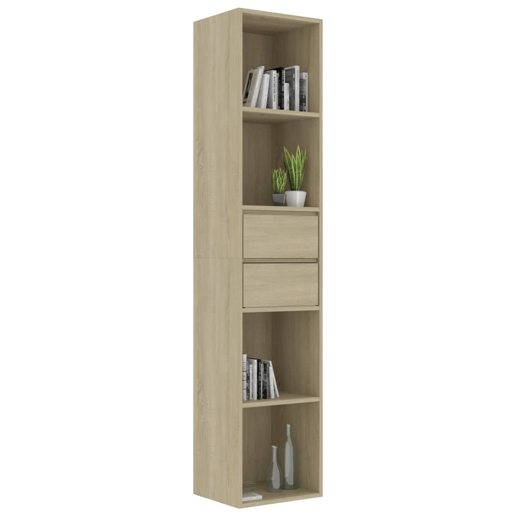 VidaXL Boekenkast 36x30x171 cm spaanplaat sonoma eikenkleurig