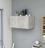 VidaXL Hangkast 80x39x40 cm bewerkt hout betongrijs
