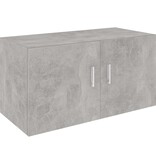 VidaXL Hangkast 80x39x40 cm bewerkt hout betongrijs