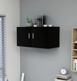 VidaXL Hangkast 80x39x40 cm bewerkt hout zwart