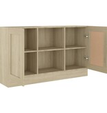 VidaXL Dressoir 120x30,5x70 cm bewerkt hout sonoma eikenkleurig