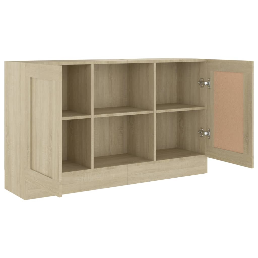 VidaXL Dressoir 120x30,5x70 cm bewerkt hout sonoma eikenkleurig