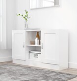 VidaXL Dressoir 120x30,5x70 cm bewerkt hout wit