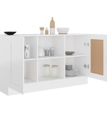VidaXL Dressoir 120x30,5x70 cm bewerkt hout wit