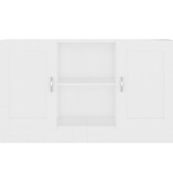 VidaXL Dressoir 120x30,5x70 cm bewerkt hout wit