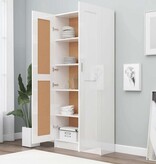 VidaXL Boekenkast 82,5x30,5x185,5 cm bewerkt hout hoogglans wit