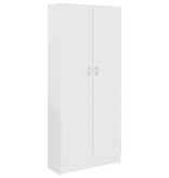 VidaXL Boekenkast 82,5x30,5x185,5 cm bewerkt hout wit