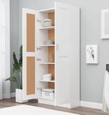 VidaXL Boekenkast 82,5x30,5x185,5 cm bewerkt hout wit