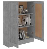VidaXL Boekenkast 82,5x30,5x115 cm spaanplaat betongrijs