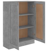VidaXL Boekenkast 82,5x30,5x115 cm spaanplaat betongrijs