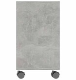 VidaXL Bijzettafel 70x35x55 cm bewerkt hout betongrijs