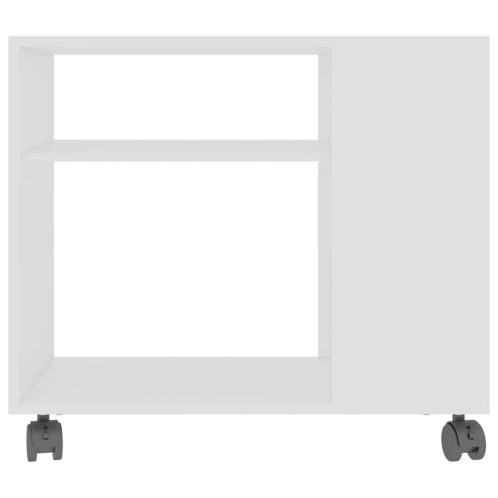 VidaXL Bijzettafel 70x35x55 cm bewerkt hout wit