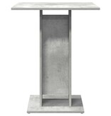 VidaXL Bistrotafel 60x60x75 cm bewerkt hout betongrijs