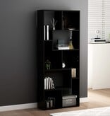 VidaXL Boekenkast 67x24x161 cm bewerkt hout zwart