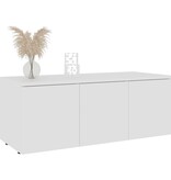VidaXL Tv-meubel 80x34x30 cm spaanplaat wit
