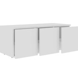VidaXL Tv-meubel 80x34x30 cm spaanplaat wit