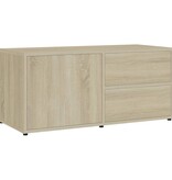 VidaXL Tv-meubel 80x34x36 cm bewerkt hout sonoma eikenkleurig
