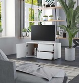 VidaXL Tv-meubel 80x34x36 cm bewerkt hout wit