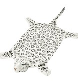 VidaXL Luipaardvloerkleed pluche 139 cm wit