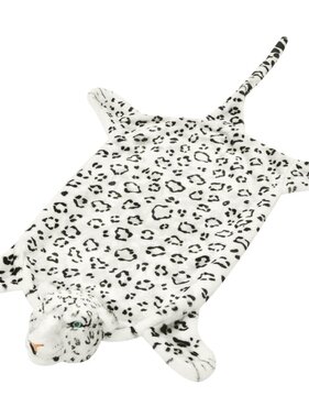 VidaXL Luipaardvloerkleed pluche 139 cm wit