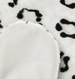 VidaXL Luipaardvloerkleed pluche 139 cm wit