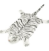 VidaXL Tijgervloerkleed pluche 144 cm wit