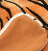 VidaXL Tijgervloerkleed pluche 144 cm bruin