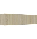 VidaXL Tv-meubel 120x30x30 cm bewerkt hout sonoma eikenkleurig