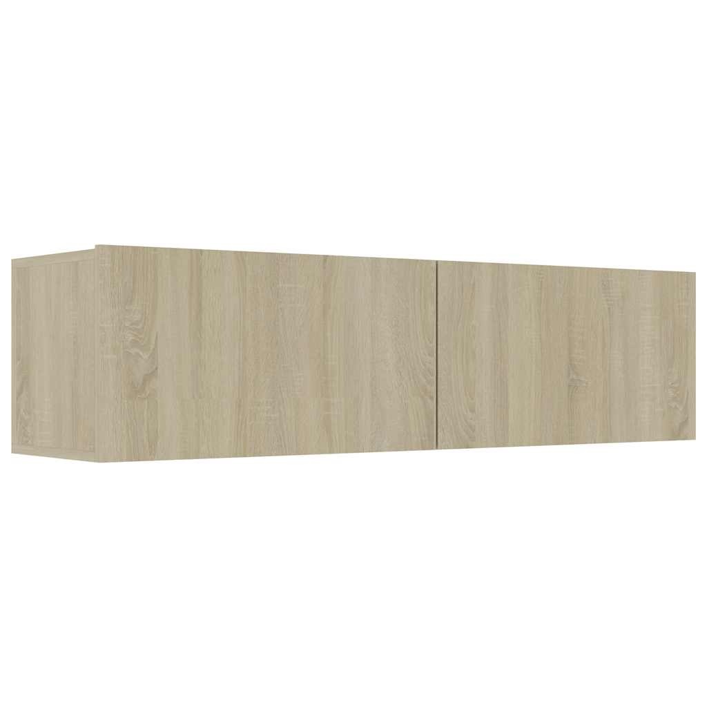 VidaXL Tv-meubel 120x30x30 cm bewerkt hout sonoma eikenkleurig