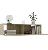 VidaXL Tv-meubel 120x30x30 cm bewerkt hout sonoma eikenkleurig