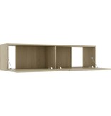 VidaXL Tv-meubel 120x30x30 cm bewerkt hout sonoma eikenkleurig