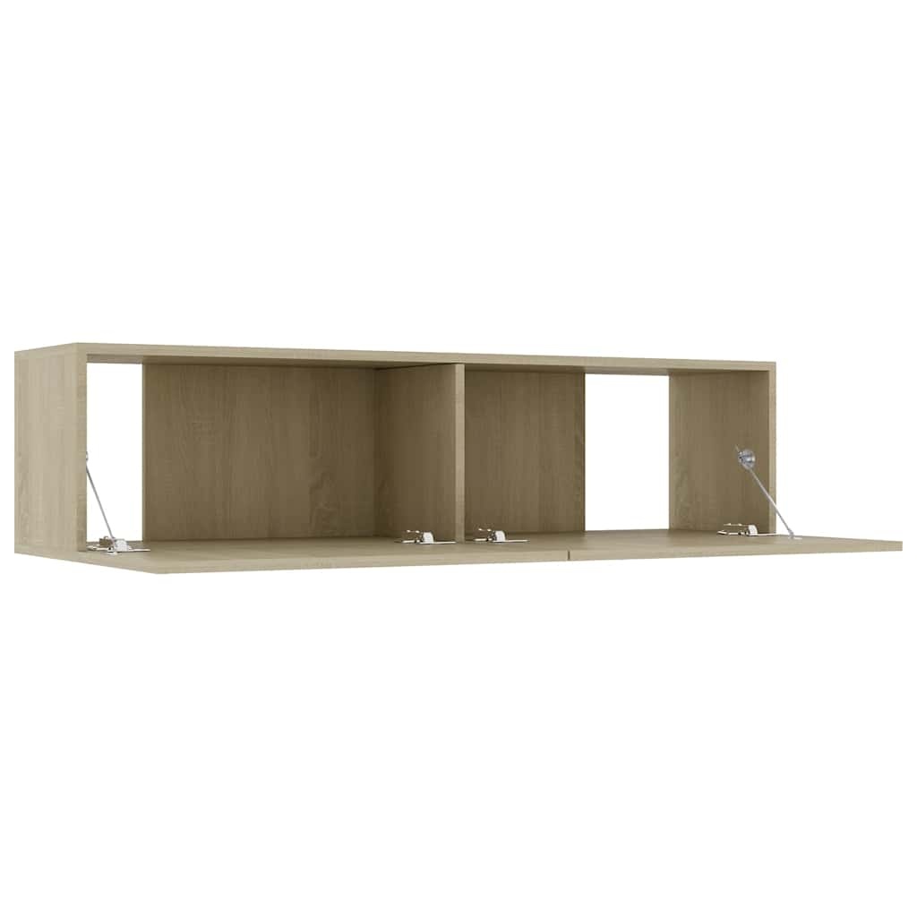 VidaXL Tv-meubel 120x30x30 cm bewerkt hout sonoma eikenkleurig