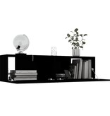 VidaXL Tv-meubel 120x30x30 cm bewerkt hout zwart