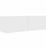 VidaXL Tv-meubel 100x30x30 cm bewerkt hout wit